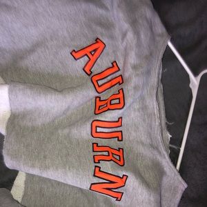 oversized long sleeve crop top